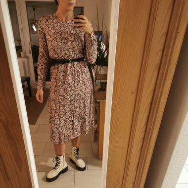 Blumenkleid Langarm