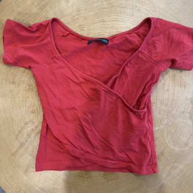 Camicia a portafoglio rossa