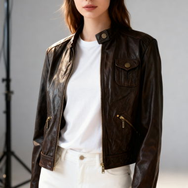 Morgan Lederjacke