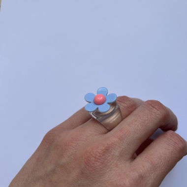 Plastik-Blumenring