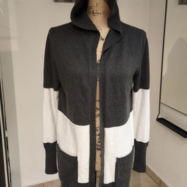 Cardigan in maglia Chicoree con cappuccio