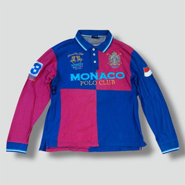 Monaco Polo Team Geographical Norway maniche lunghe
