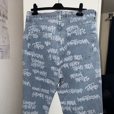 Pantalon bleu Bershka