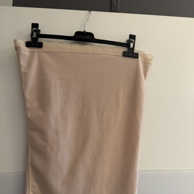 Jupon fond de robe beige – anti-transparence 