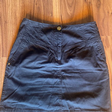black denim skirt