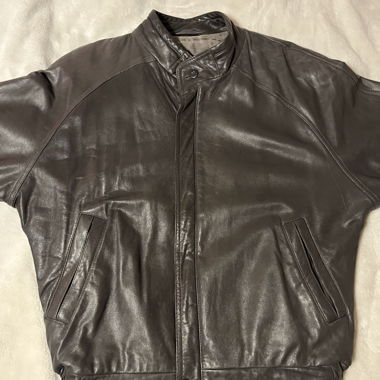 Veste Vintage en Cuir Véritable