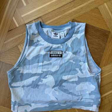 Adidas Camouflage Crop Top