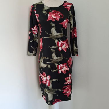 Happy Holly Long Sleeve Floral Dress