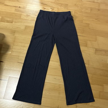 Dunkel blaue Stoffhose
