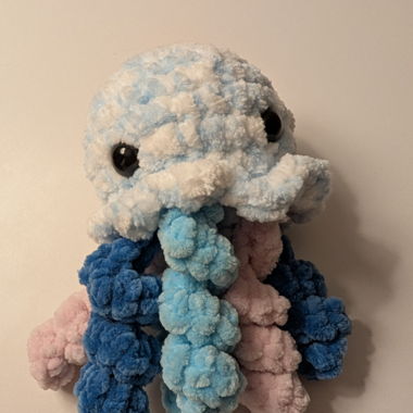 Crochet jellyfish plushie