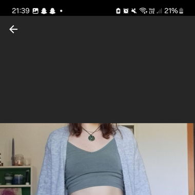 Grauer cardigan