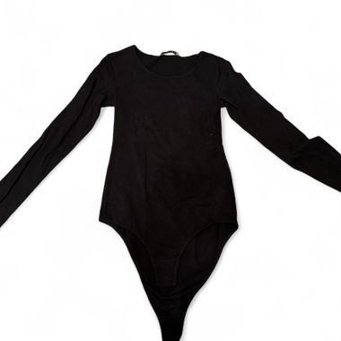 Body nero a maniche lunghe