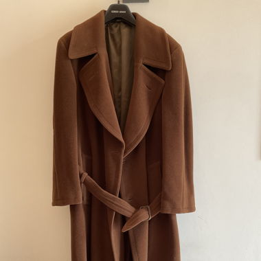 Brown coat ARMANI 