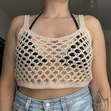 Crochet crop top