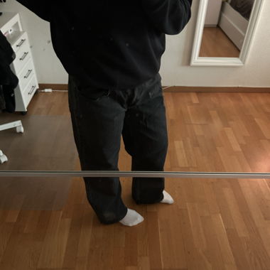 Black wide jeans 2Y Studio size EU 32