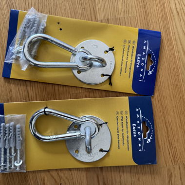 Crochets pour hamac x2
