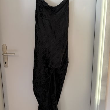 Robe nuisette en velours noir Urban Outfitters