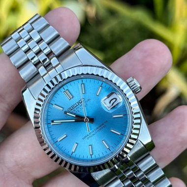 Seikmod Sky Blue Datejust – NH35 Automatic – 40mm