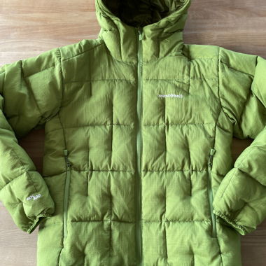Seltenes Montbell Green Down Parka Herren M Neu