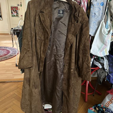 Manteau vintage marron