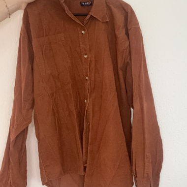 Brown Cord Blouse