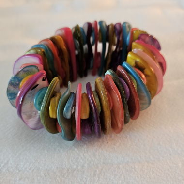 Bracelet de perles colorées