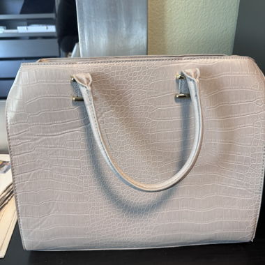 Croc-Optic Handbag