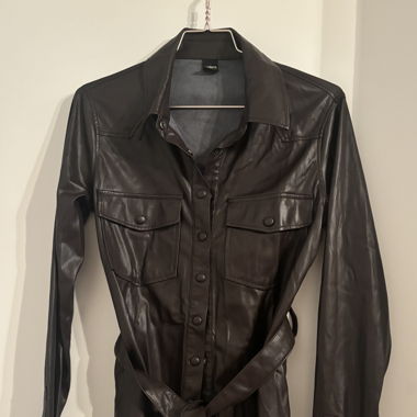 Braun lederjacke