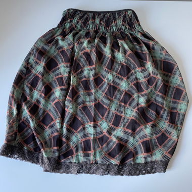 Checkered skirt