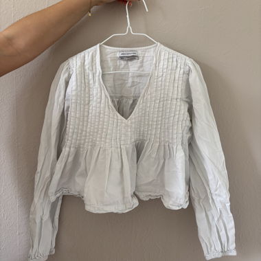 Urban Outfitters White Blouse XS-TP