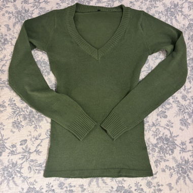 Pull vert Y2K col V