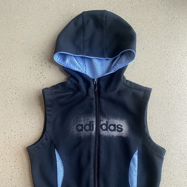 adidas zip up cropped 