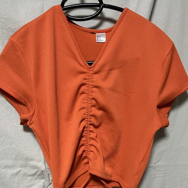 Croptop mit schnürrung