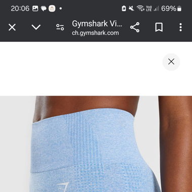 Gymshark Vital Seamless Leggings - Blue