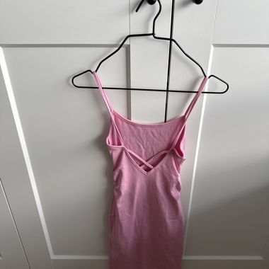Pink Dress with Cross Detail