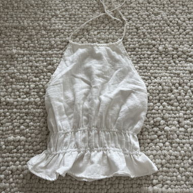 Weisses Bershka Top