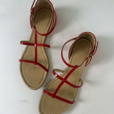 Sandali Navyboot in vernice rossa
