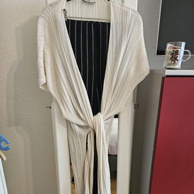 Cardigan blanc cassé 