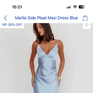 Selfie Leslie Maxi Kleid Blau