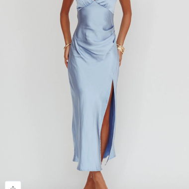 Selfie Leslie Maxi Dress Blue