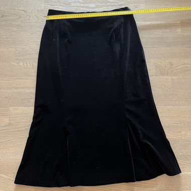 Black Velvet Skirt