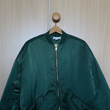 Grüne Bomber Jacke