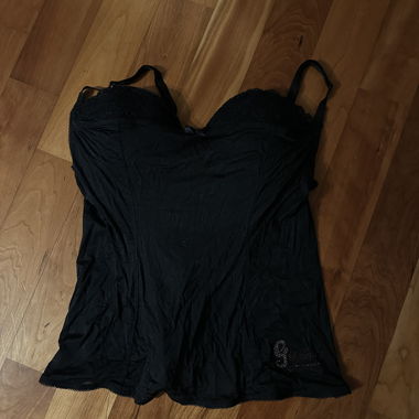 Top lingerie nero Guess