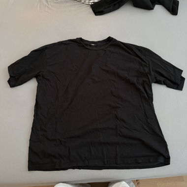 Black graphic T-shirt