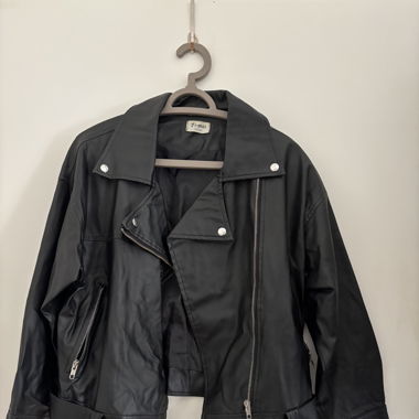 Veste faux cuir shein