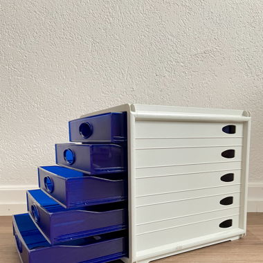 Schubladenbox/Dokumentenablage mit 5 Schüben