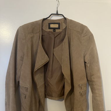 Veste en daim Mango