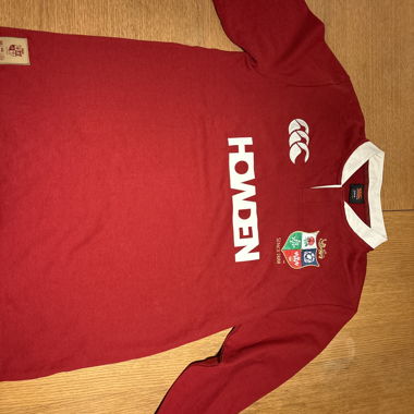 Maglia da rugby British & Irish Lions rossa