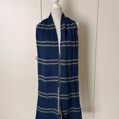 Écharpe bleue Ravenclaw à rayures Harry Potter