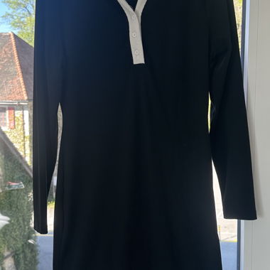 Black and White Polo Dress
